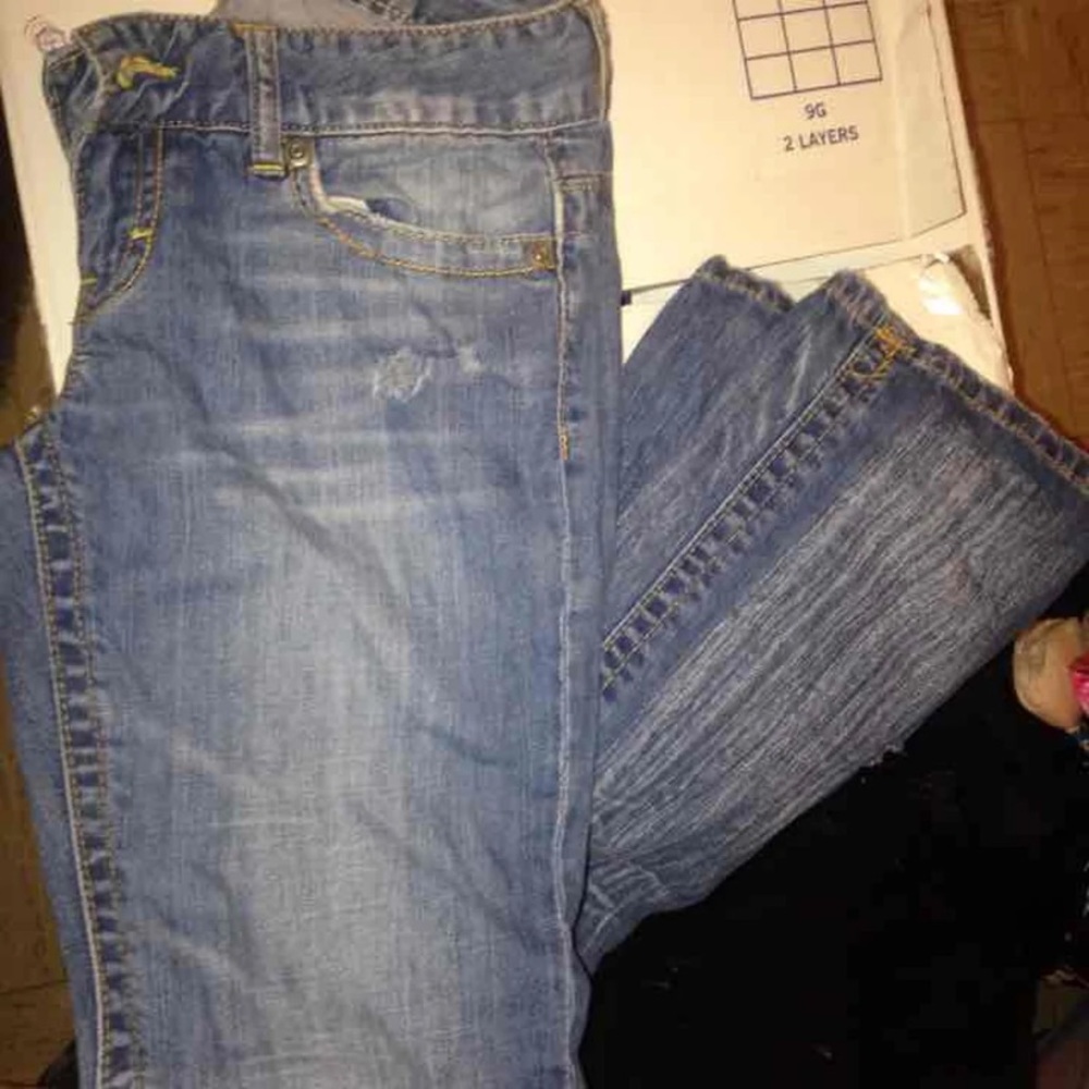 Distressed American Eagle jeans